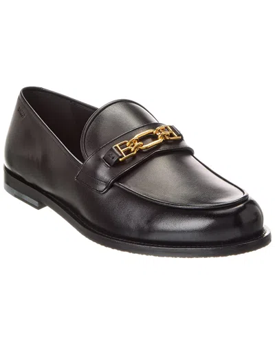 Bally Kelsy Leather Loafer In Black