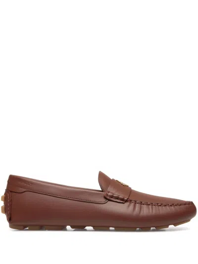 Bally Kerbs Driver Loafers In Brown