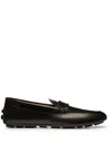 Bally Kerbs Leather Driving Loafers In Black