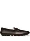 Bally Kerbs Leather Driving Loafers In Brown