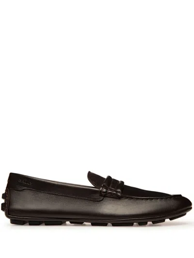Bally Kerbs Leather Driving Loafers In Brown