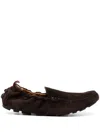 Bally Kerbs Suede Loafers In Brown