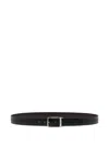 Bally Ketter Adjustable Reversible Belt In Black