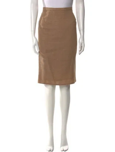 Pre-owned Bally Knee-length Skirt In Brown