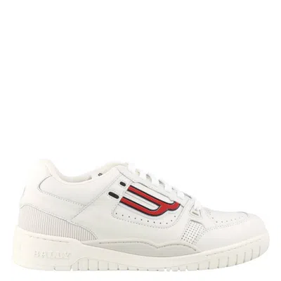 Bally Kuba-t Leather Low-top Sneakers In White