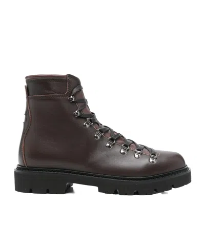 BALLY LACE-UP ANKLE BOOTS