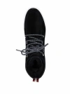Bally Lace-up Ankle Boots With Contrasting Rubber Sole And Pull Tab In Black