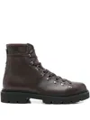 Bally Lace-up Ankle Boots In Brown