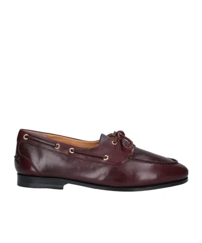 Bally Lace-up Flats In Black
