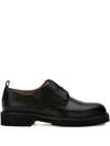 Bally Lace-up Leather Derby Shoes In Black