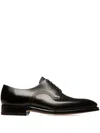Bally Lace-up Leather Derby Shoes In Black