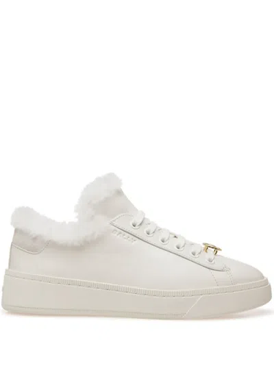 Bally Lace-up Logo-plaque Trainers In White