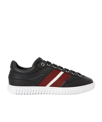 Bally Lace-up Low-cut Sneakers In Black