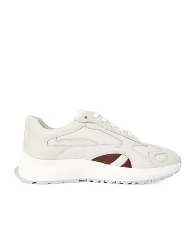 Bally Lace-up Low-cut Sneakers In White