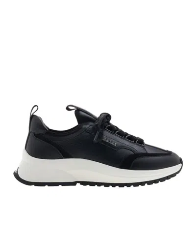 Bally Laced Sneakers In Black