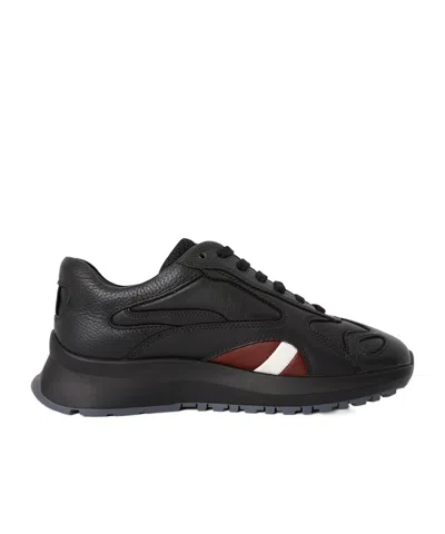 Bally Laced Sneakers In Black