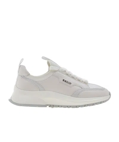 Bally Laced Sneakers In White