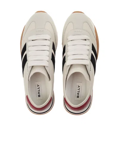Bally Lace-up Sneakers In White