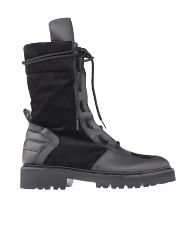 Bally Lacing Short Boots In Black