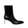Bally Hanika Leather Ankle Boots In Black
