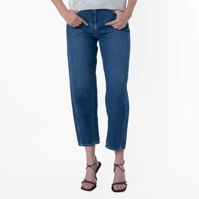 Bally Ladies Relaxed-fit Denim Trousers In Blue