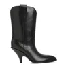Bally 95 Cowboy Leather Boots In Black