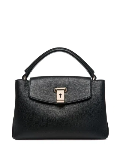 Bally Layka Leather Tote Bag In Black