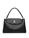 Bally Layka Leather Tote Bag In Black