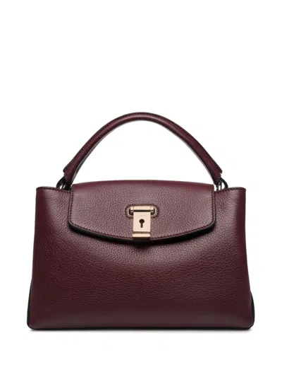 Bally Layka Leather Tote Bag In Brown