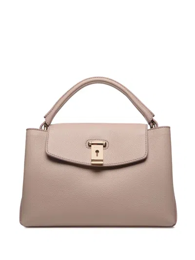 Bally Layka Leather Tote Bag In Pink