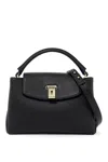 Bally Borsa A Mano Layka In Pelle Martellata In Black+yelgold (black)