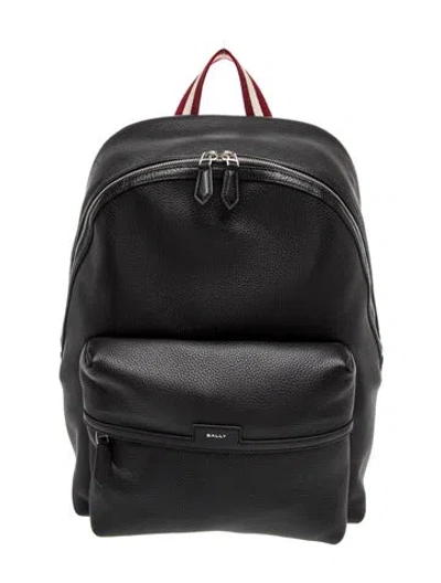 Pre-owned Bally Leather Backpack In Black