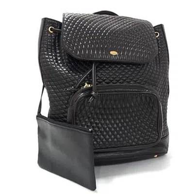 Pre-owned Bally Leather Backpack Handbag Shoulder Bag () In Brown