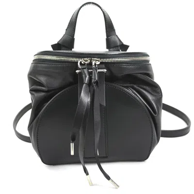 Pre-owned Bally Leather Backpack () In Black