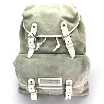 Pre-owned Bally Leather Backpack () In Beige