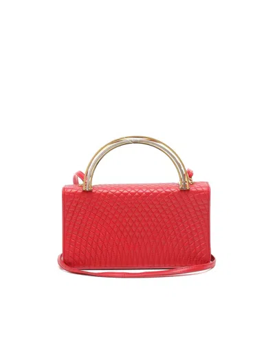 Bally Leather Bag In Red