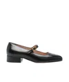 Bally Leather Ballet Flats In Black