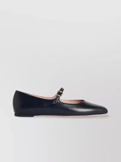 Bally Leather Ballet Flats Flat Sole