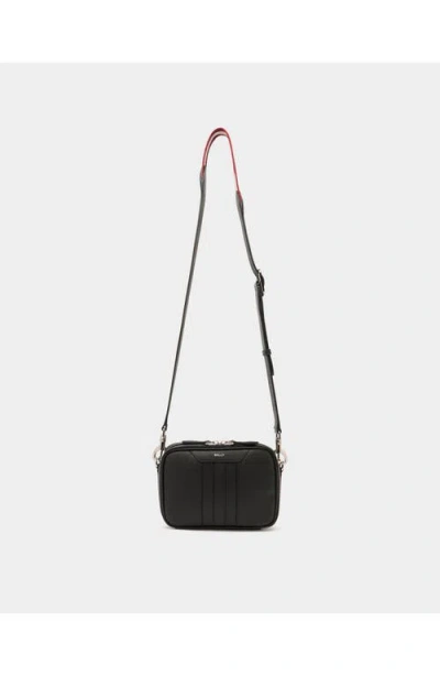 Bally Leather Beckett Crossbody Bag In Black