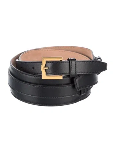 Pre-owned Bally Leather Belt In Black