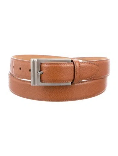Pre-owned Bally Leather Belt In Brown