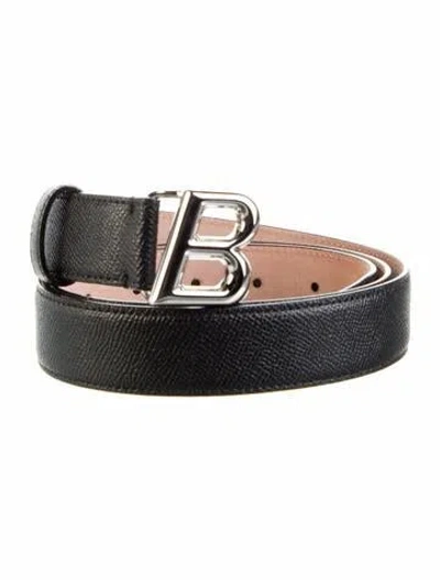 Pre-owned Bally Leather Belt W/ Tags In Black