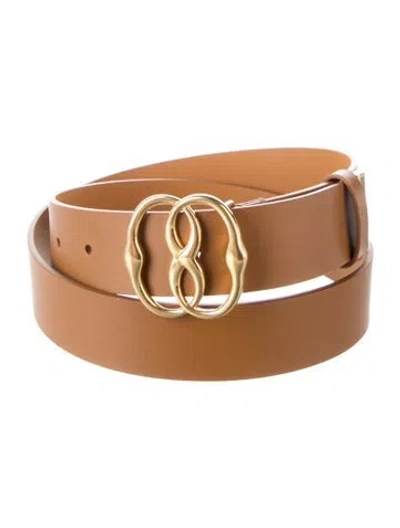 Pre-owned Bally Leather Belt W/ Tags In Brown