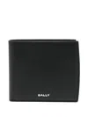 Bally Leather Bi-fold Wallet In Black