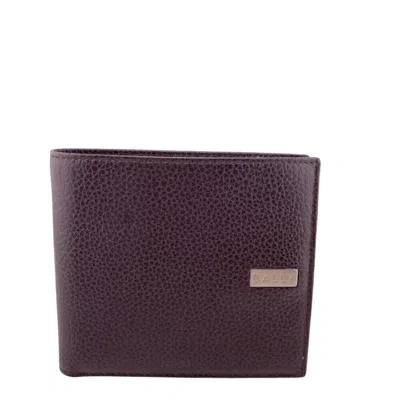 Pre-owned Bally Leather Bill Wallet (bi-fold) () In Brown