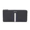Bally Leather Blythen. Dsh Long Wallet Black In Black
