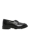 Bally Leather Boat Shoes In Black