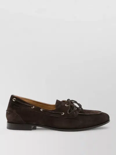 Bally Pathy Lace-up Loafers In Animal Print
