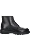 Bally Leather Boots In Black