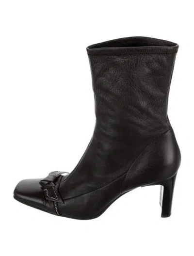 Pre-owned Bally Leather Boots In Black